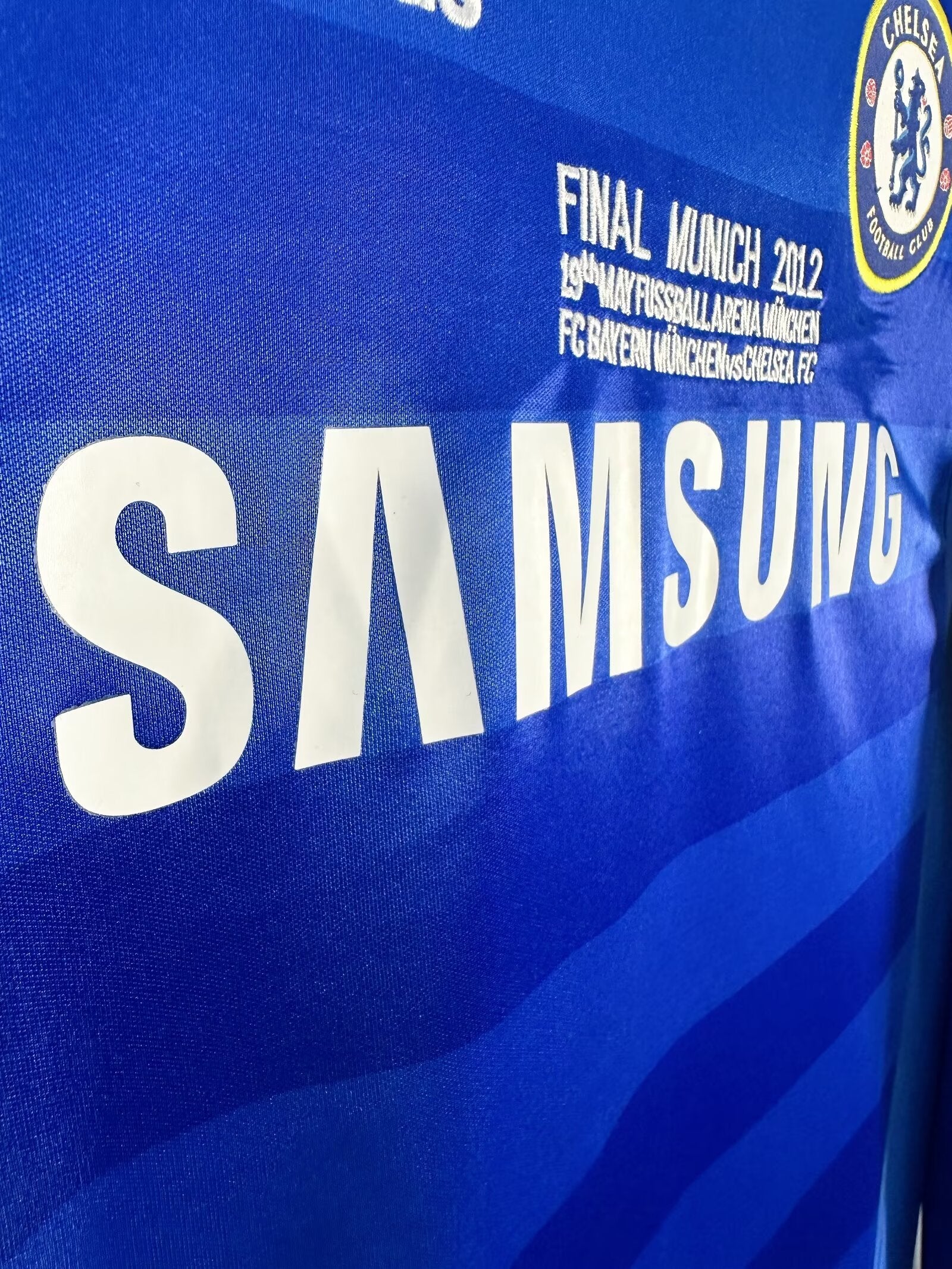 Chelsea UCL Final Home Shirt 2011/12 (long sleeve)