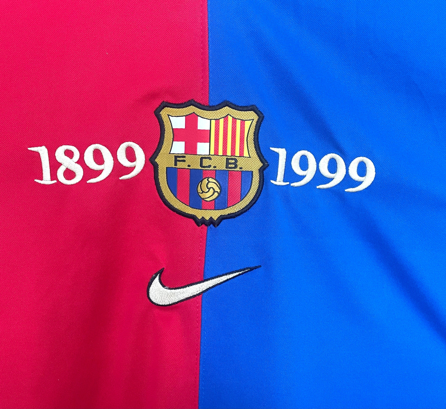 Barcelona 100 Years Anniversary Long Sleeve Home Shirt 1999