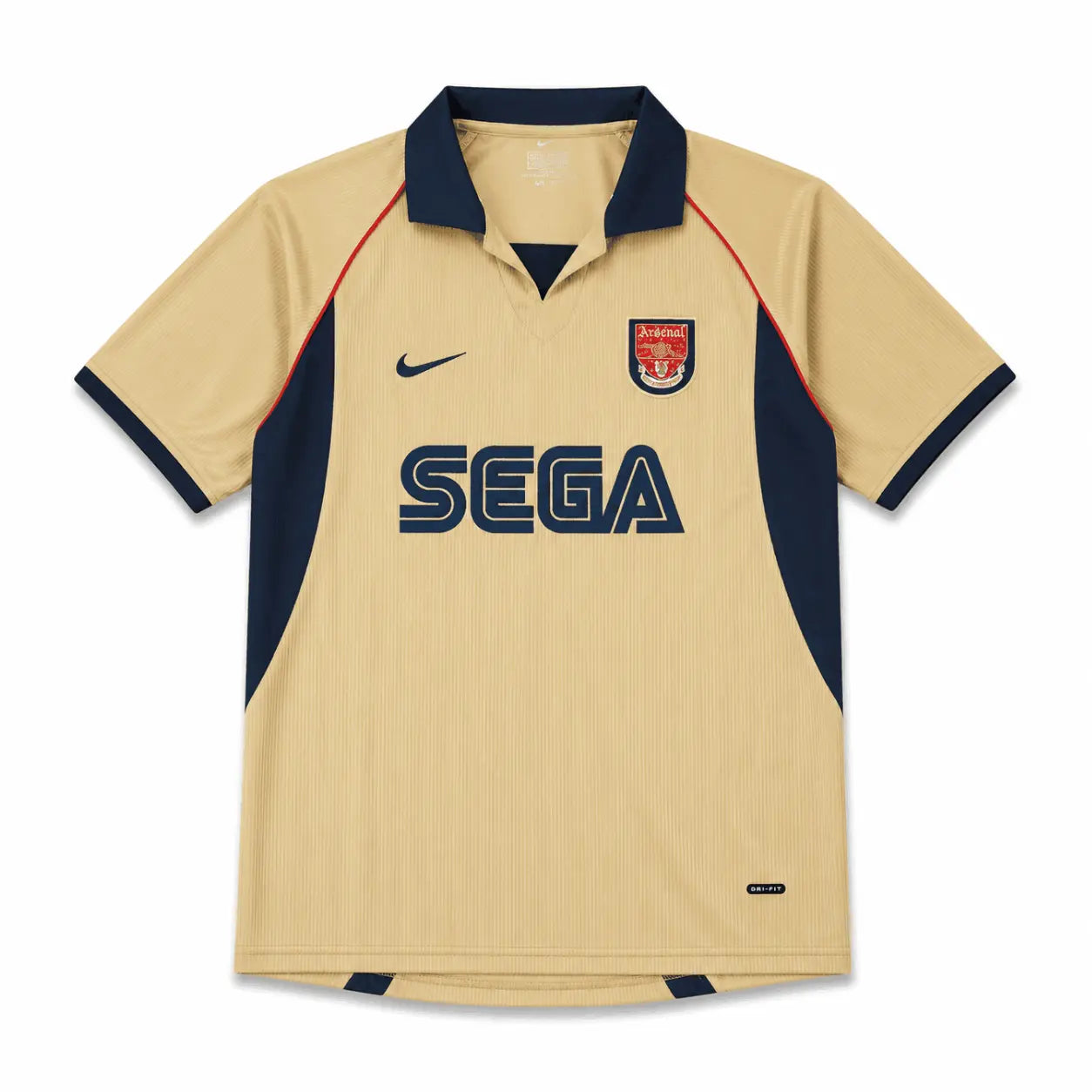 Arsenal 2001/02 Gold Away Shirt - Elite Retro Kits