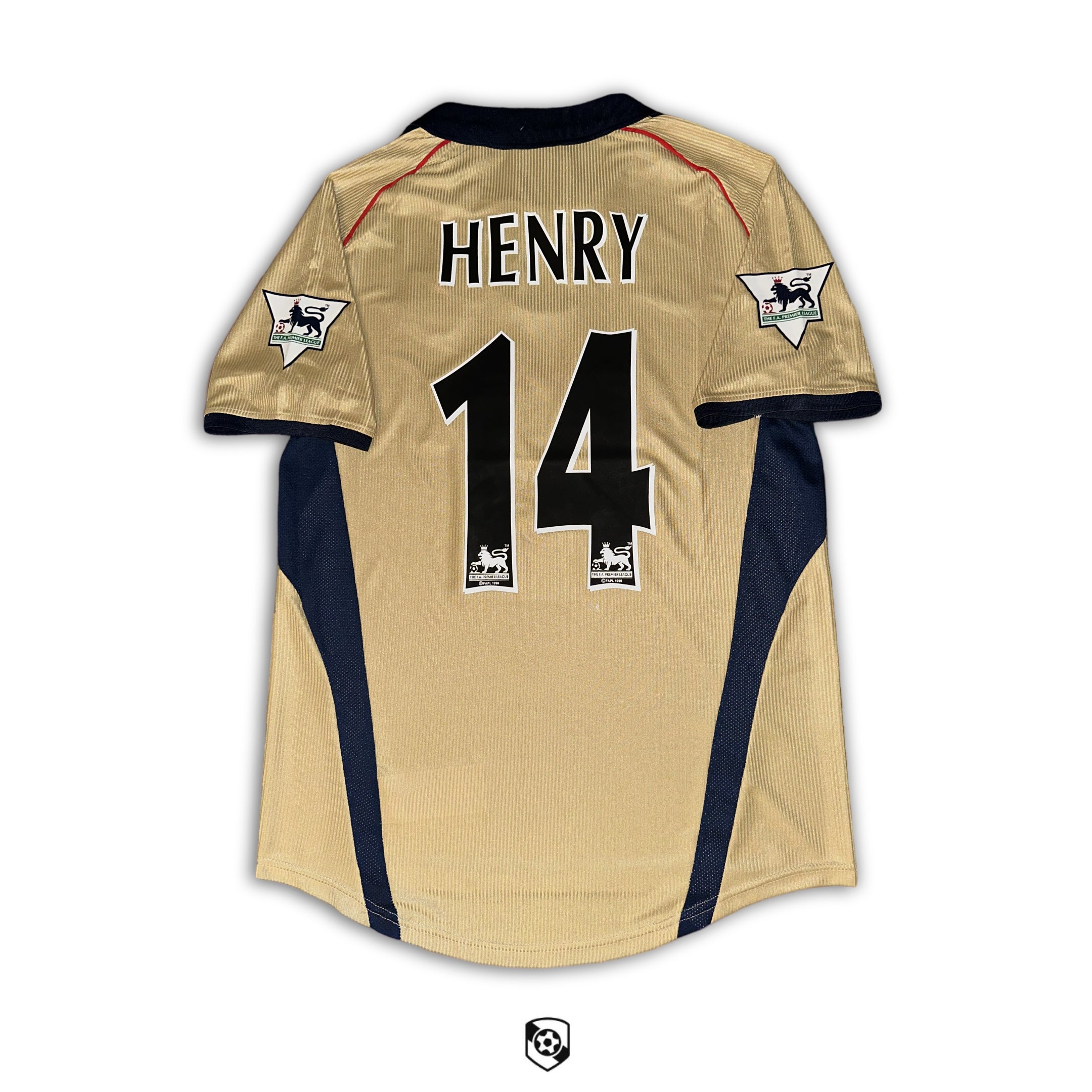 Arsenal 2001/02 Gold Away Shirt