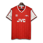 Red Arsenal Soccer shirt with JVC sponsor