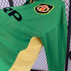 Green and yellow manchester united jersey