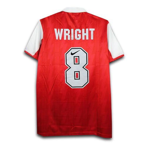 Red sports jersey with 'Wright' and number '8' on a white background
