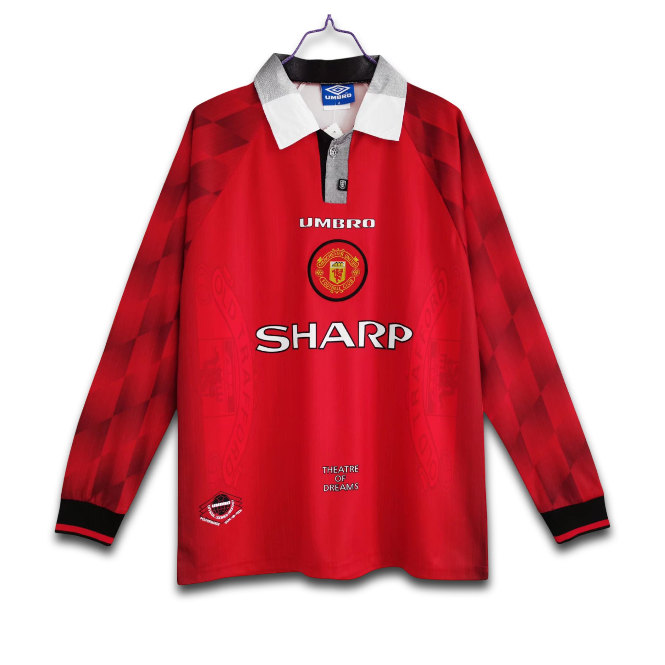 Manchester United 1996/98 Home Shirt (Long Sleeve)