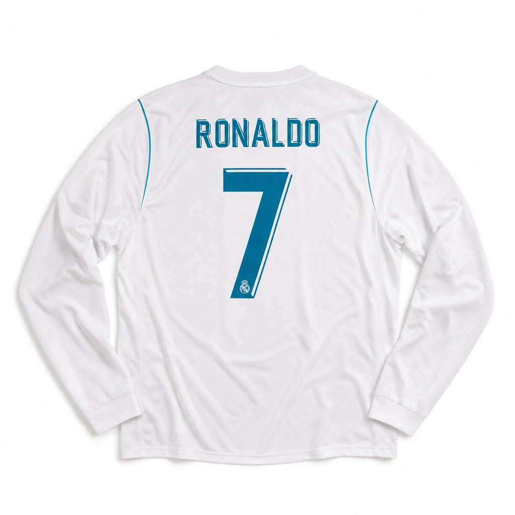 Real Madrid 2017/18 UCL-finale Thuisshirt (Lange Mouwen)