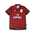 AC Milan Centenary Home shirt sitting on a white background.