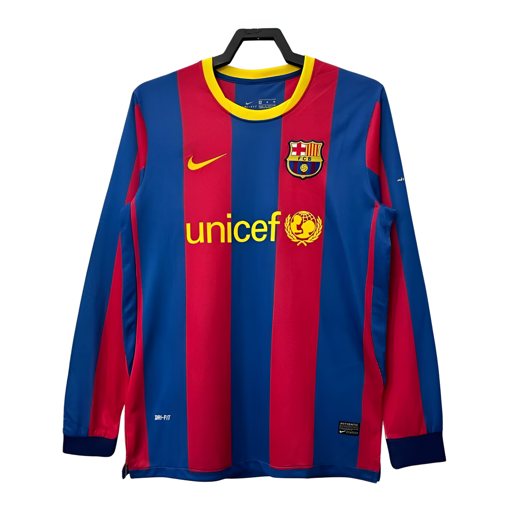 Blue and red sports jersey with Nike logo and Unicef branding on a white background