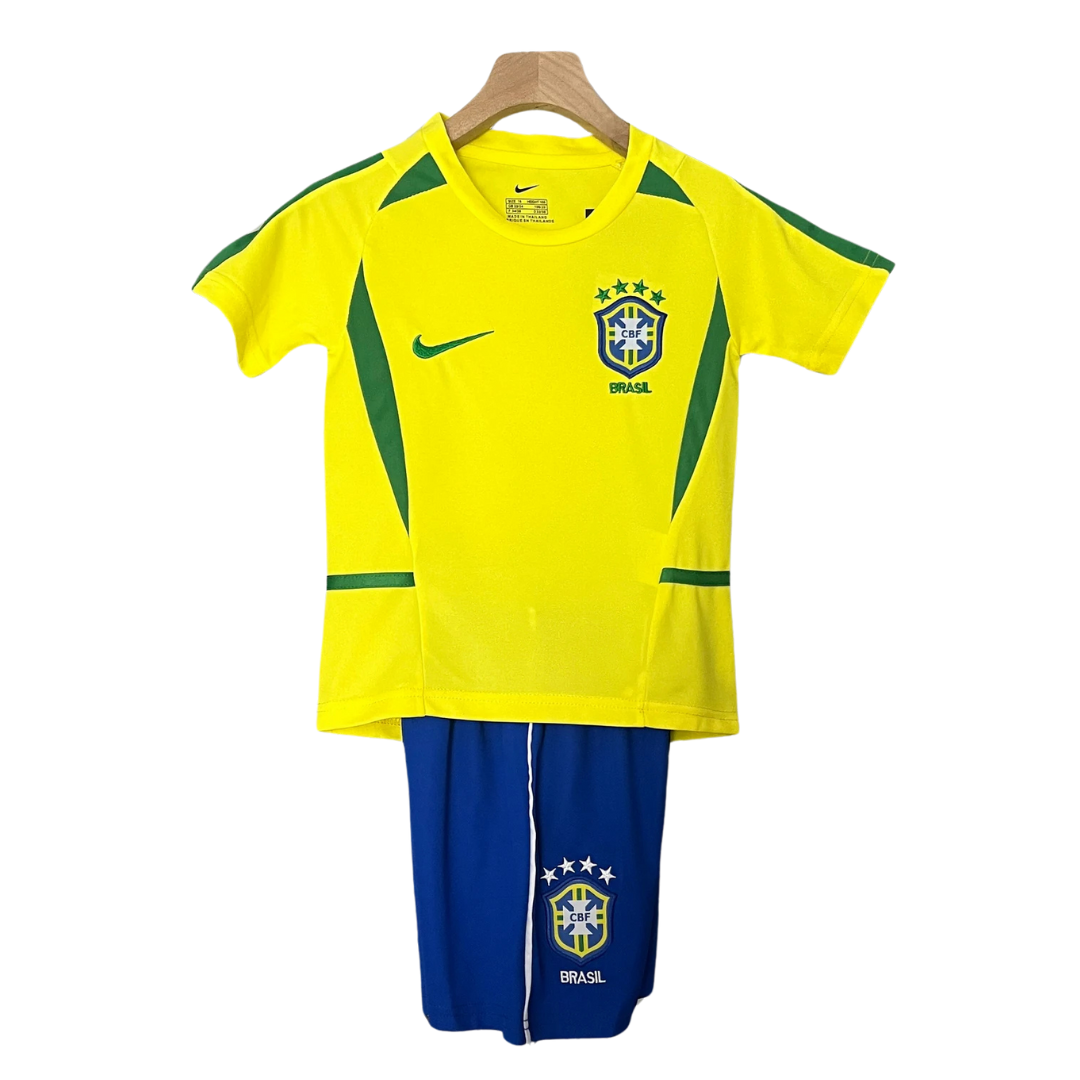 Brazil Home 2002 Kids Set