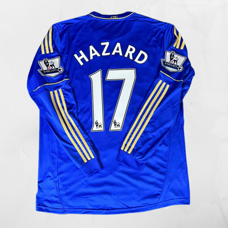Chelsea Retro 12/13 Home Shirt - Eden Hazard #17 (+Patches)