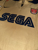 Arsenal 2001/02 Gold Away Shirt