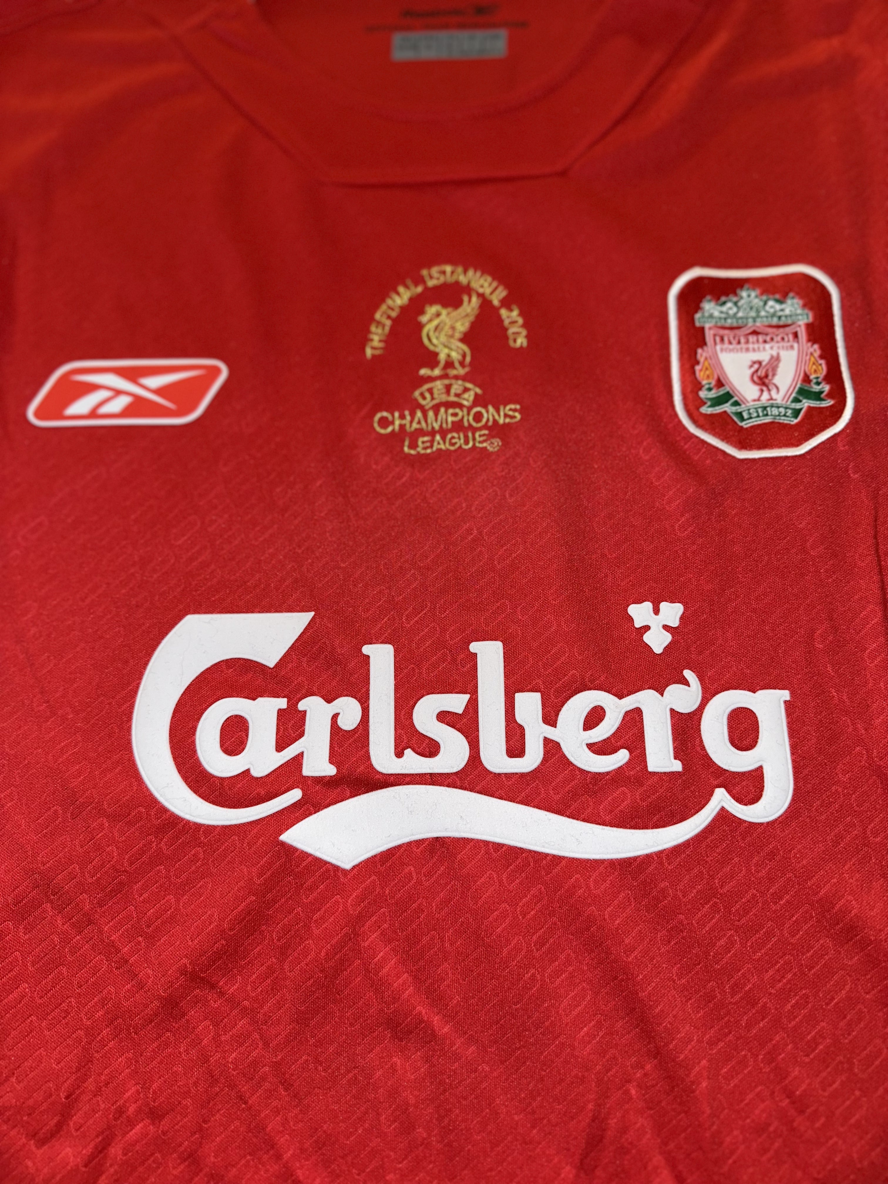 Liverpool 2004/05 Champions League Final Home shirt