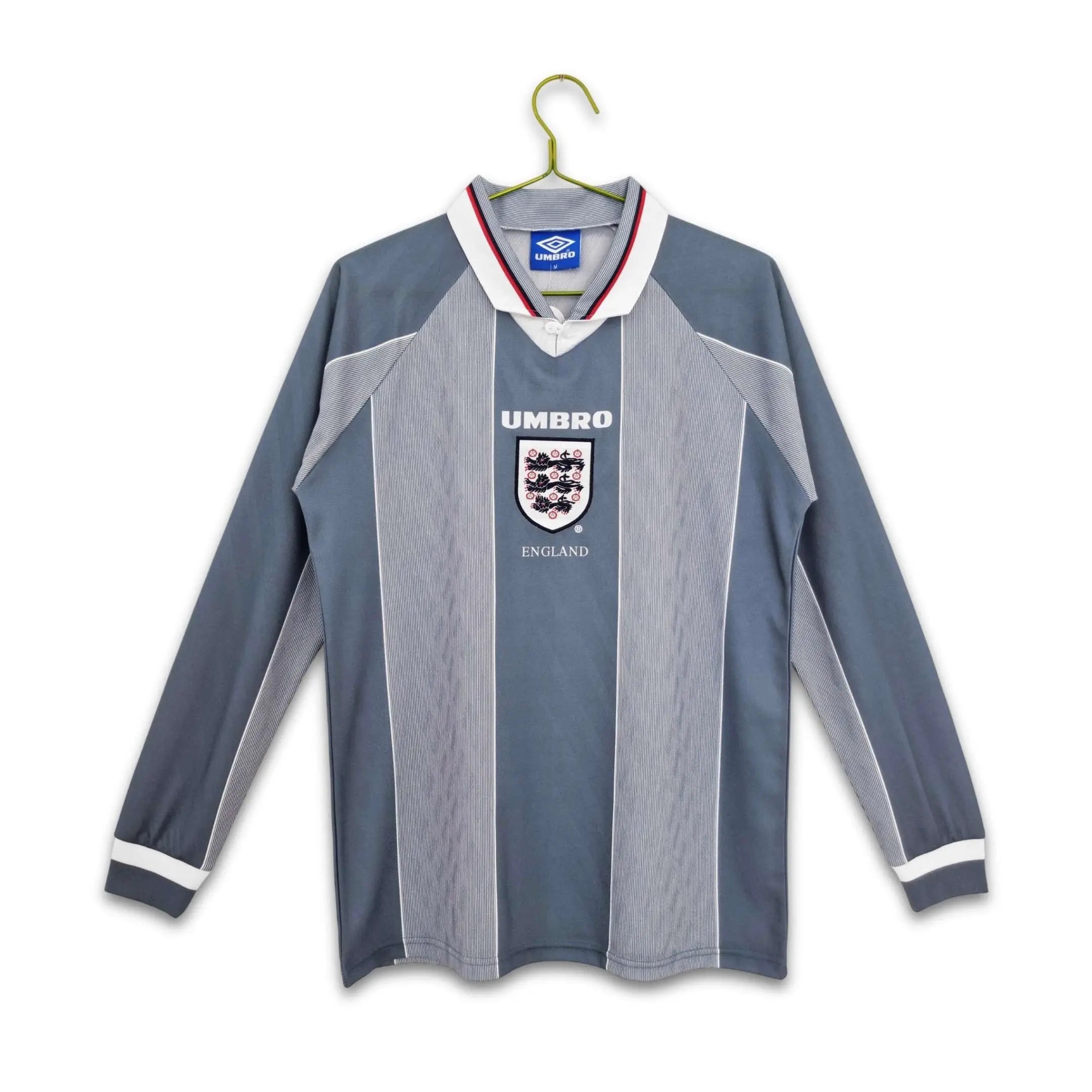 England 1996 Away Shirt Long Sleeve