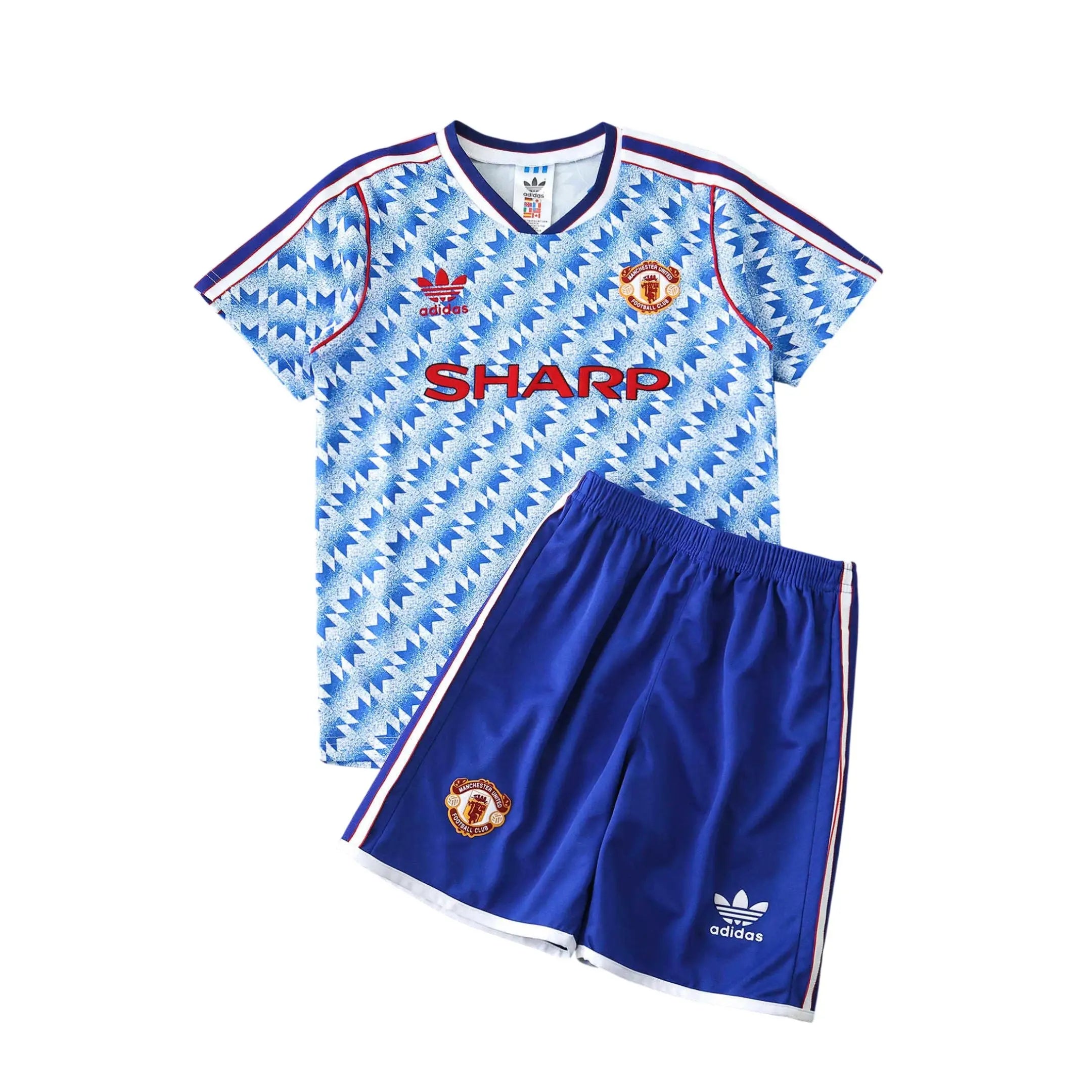 Manchester United Away 1991/92 Kids Kit