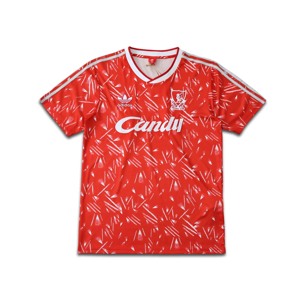 Liverpool FC Candy Retro shirt from the 89/90 Season.
