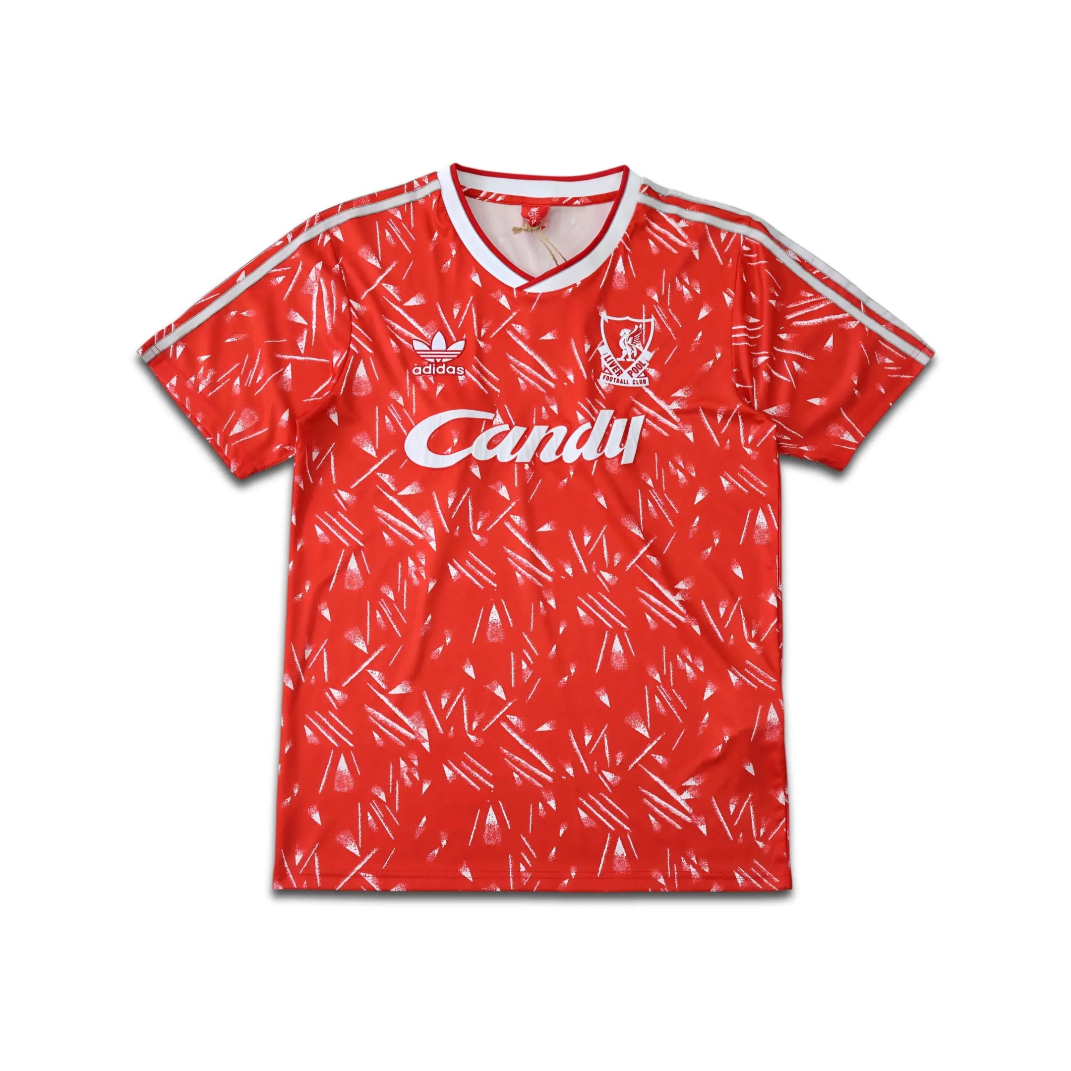 Liverpool FC Candy Retro shirt from the 89/90 Season.