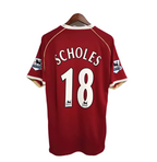 Manchester United retro AIG shirt from the 2006/07 season where legends of the game like Cristiano Ronaldo, displayed his excellence in Manchester Red.