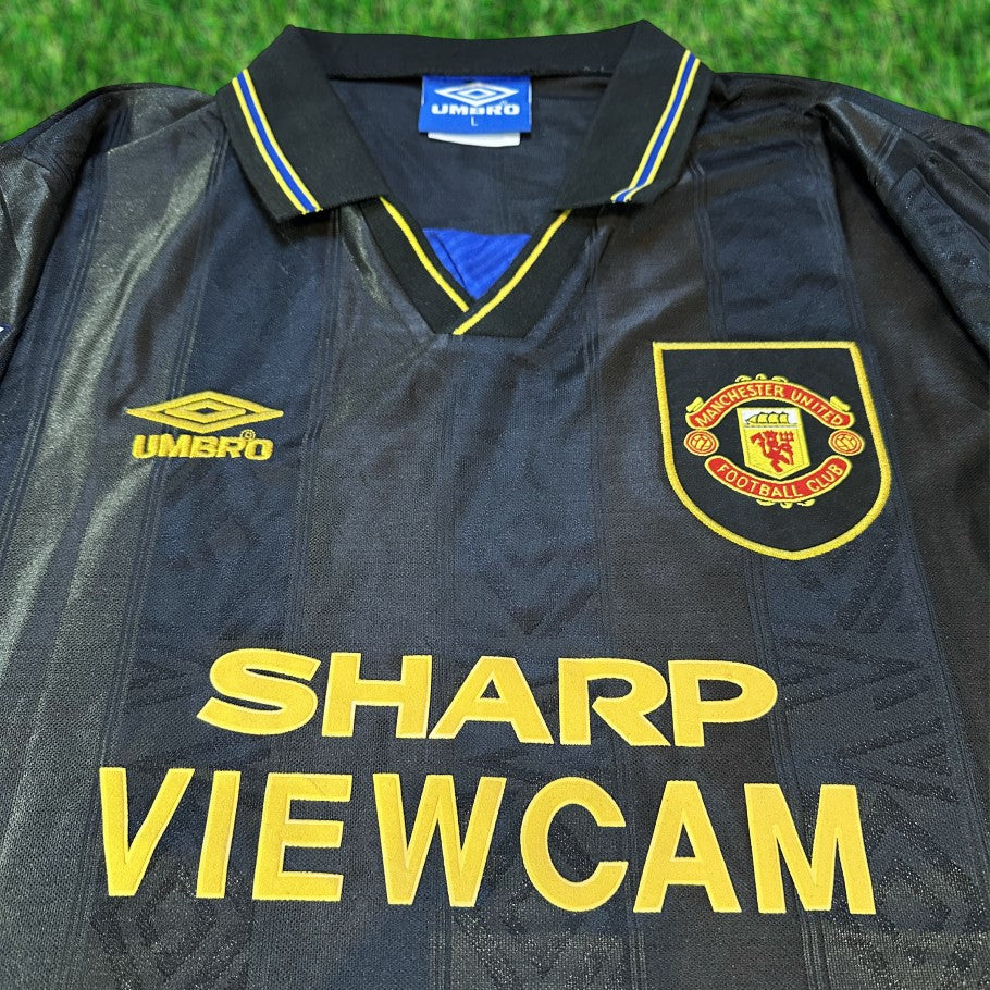 Black Manchester United Sharp jersey