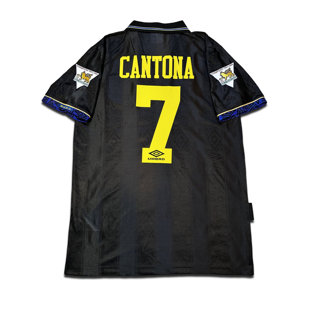 Cantona 7 Black Manchester United jersey