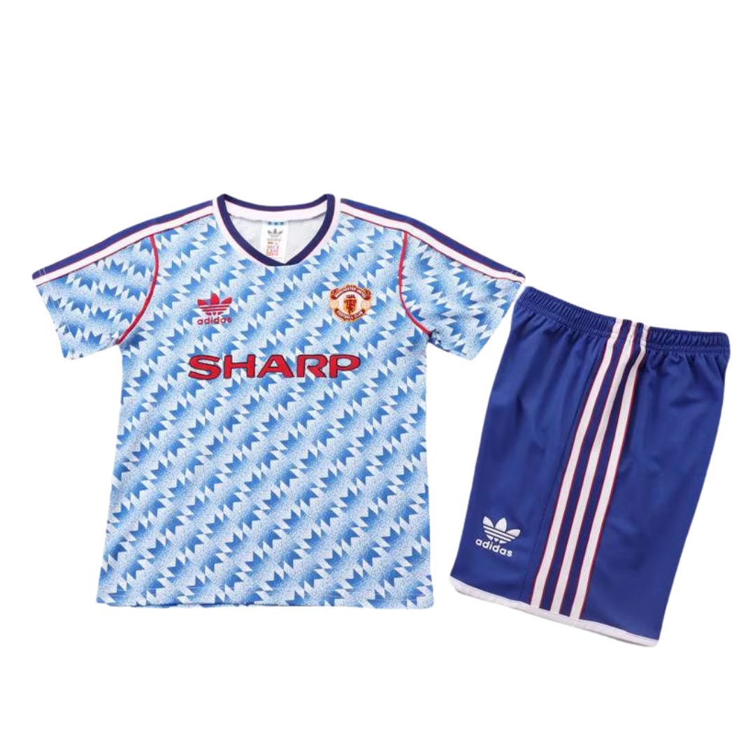 Manchester United Away 1991/92 Kids Kit