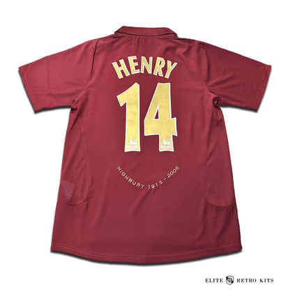 Arsenal 2005/06 Home Jersey - (Highbury Final Season)