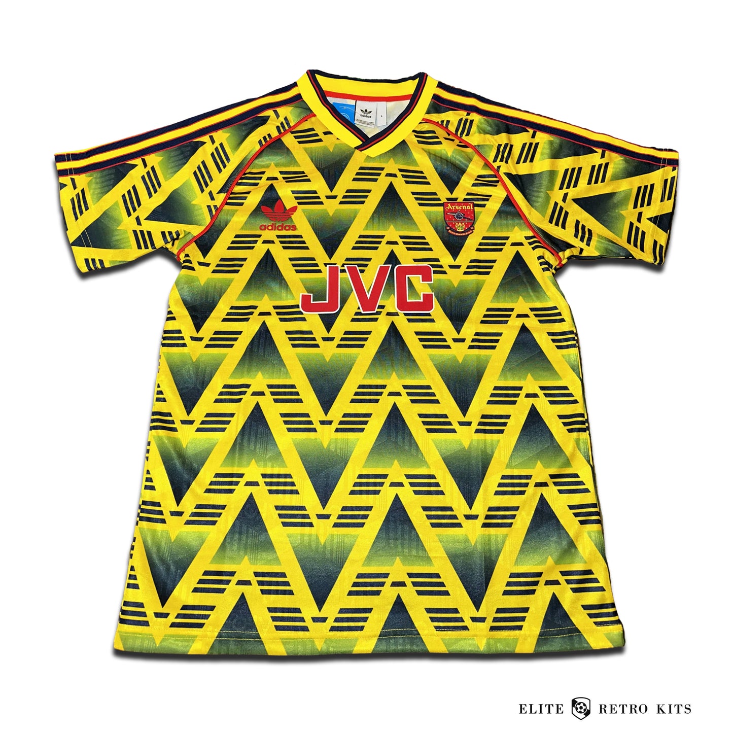 Arsenal Bruised Banana 1991-93 Yellow Away Jersey