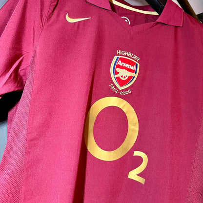 Arsenal 2005/06 Home Jersey - (Highbury Final Season)