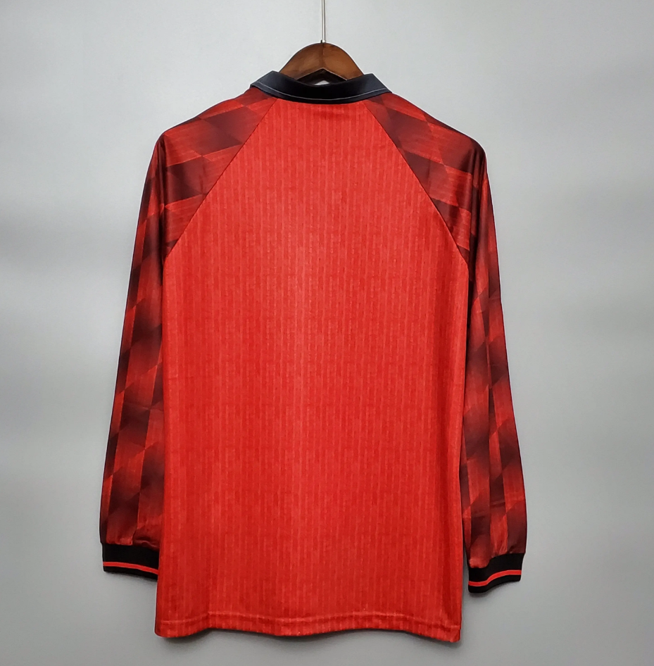 Manchester United 1996-1997 Home Jersey Long Sleeve