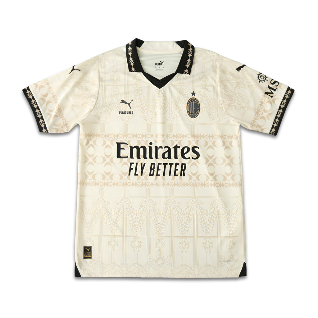 AC MILAN X PLEASURES 2023/24 Cream Shirt