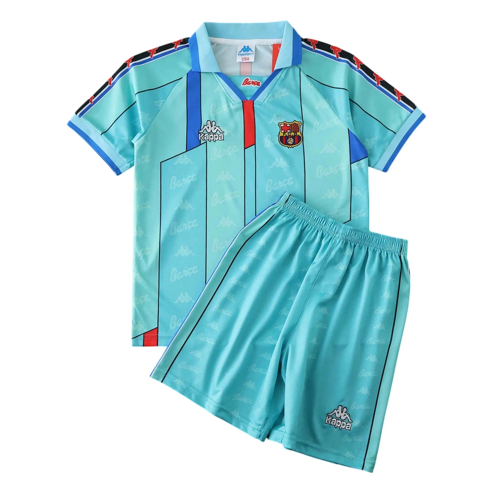 Barcelona 1996/97 Away Kids Kit