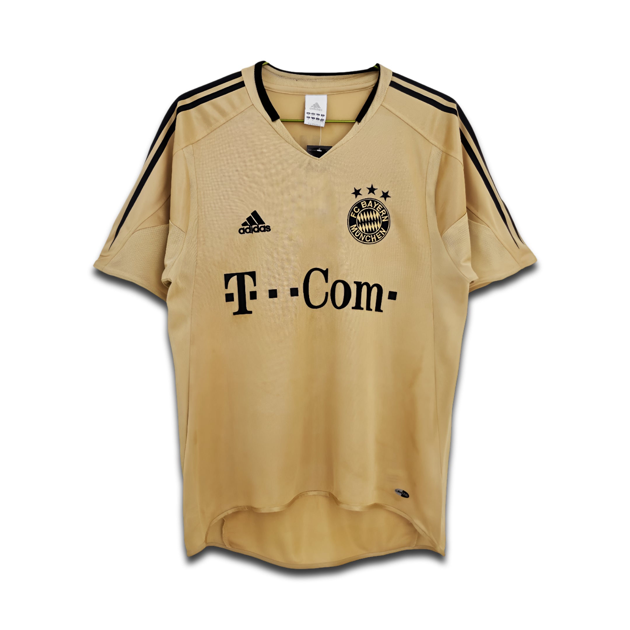 Gold Bayern Munich T-Com away shirt