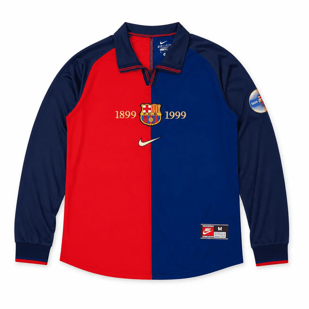 Barcelona 100 Years Anniversary Home Shirt 1999 (Long Sleeve)