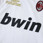 Elite Retro Kits AC Milan 2006/07 away kids jersey featuring the Bwin sponsor logo and Athens 2007 embroidery.