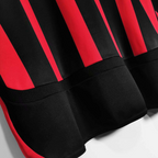 Elite Retro Kits AC Milan 2006/07 home long sleeve football shirt featuring iconic red and black vertical stripes