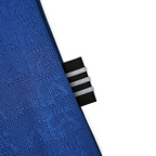 Elite Retro Kits Argentina 1994 away shirt detail showing blue fabric texture and black and white brand tab
