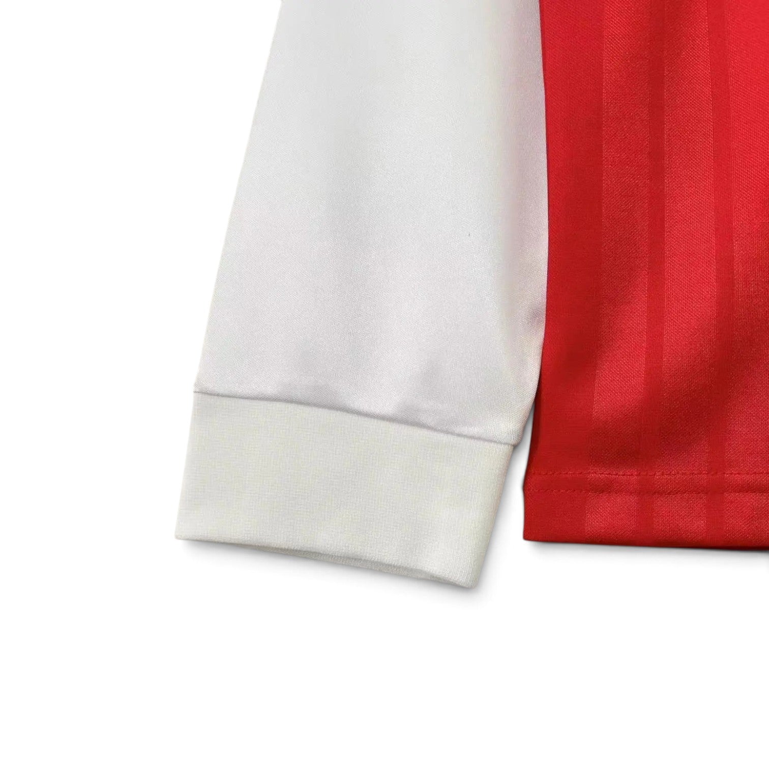 Elite Retro Kits Arsenal 1992-94 long sleeve home shirt featuring classic red body and white sleeve detail