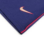 Elite Retro Kits Barcelona 1999/00 centenary kids kit shorts in blue with red trim and gold Nike logo detail