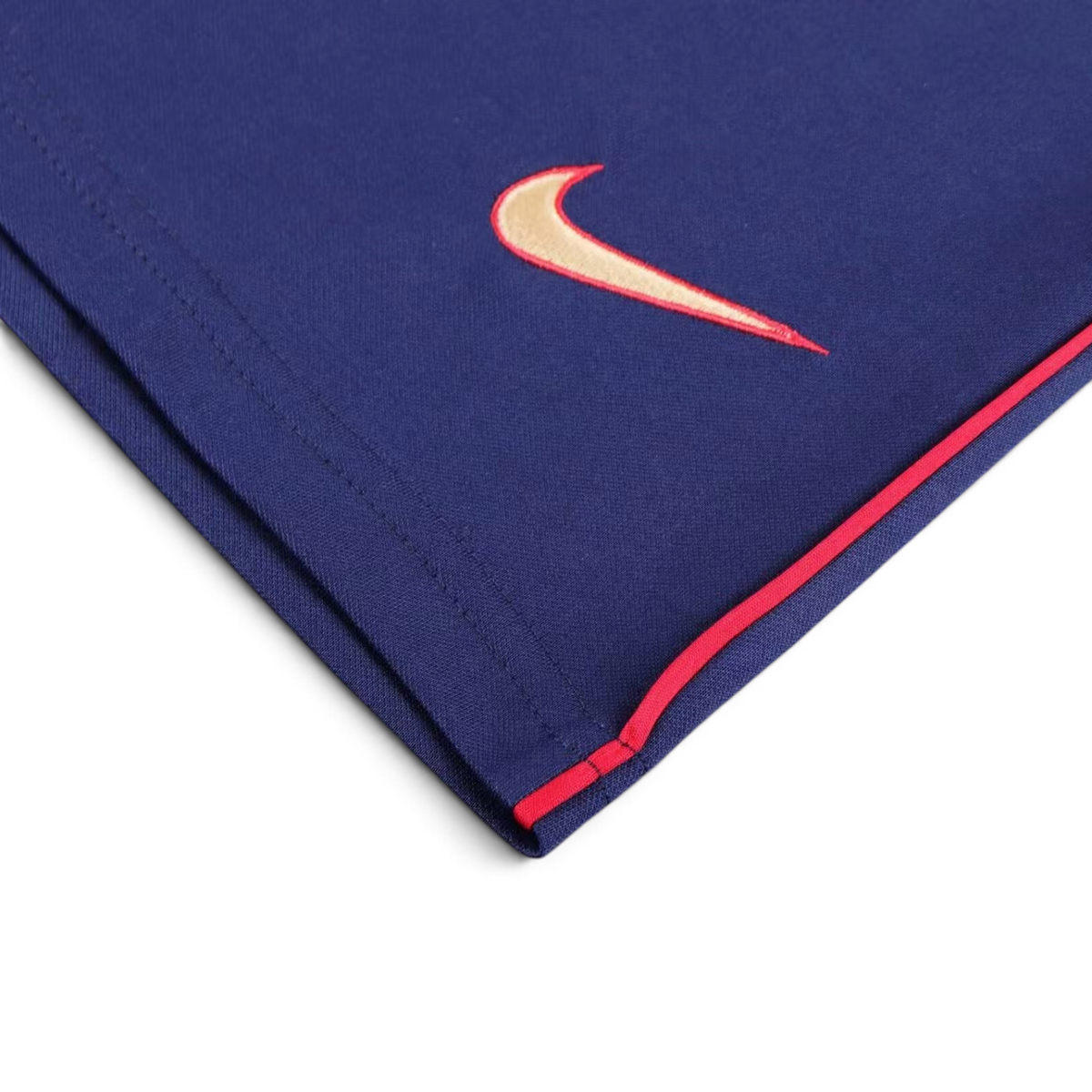 Elite Retro Kits Barcelona 1999/00 centenary kids kit shorts in blue with red trim and gold Nike logo detail