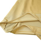 Elite Retro Kits Bayern Munich 2004/05 away shirt in gold with red accents and breathable mesh side panel detail