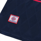 Elite Retro Kits Bayern Munich 1997-99 kids away jersey featuring the official club crest patch on navy fabric