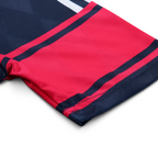 Elite Retro Kits Bayern Munich 1997/99 kids away jersey sleeve detail featuring red and navy blue trim