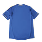Elite Retro Kits Chelsea 2012/13 home football shirt in blue with gold shoulder stripes and CFC neck detail, back view