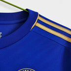 Elite Retro Kits Chelsea 2012/13 home shirt in blue with gold adidas shoulder stripes and long sleeves
