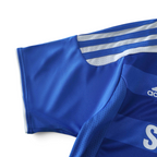 Elite Retro Kits Chelsea 2011/12 kids home jersey sleeve with white stripes and tonal blue chest bands