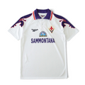 Elite Retro Kits Fiorentina 1995/96 away football shirt in white with purple accents and Sammontana sponsor logo.