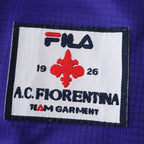 Elite Retro Kits Fiorentina 1998/99 home shirt purple fabric detail with embroidered Fila and giglio club crest patch