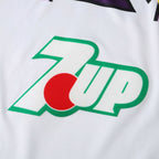 Elite Retro Kits Fiorentina 1991-93 away football shirt featuring the iconic 7up sponsor logo on white fabric