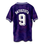 Elite Retro Kits Fiorentina 1991-93 home football shirt in purple with Batistuta 9 printed on the back