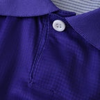 Elite Retro Kits Fiorentina 1998/99 home shirt in signature purple with textured grid fabric and white button detail.