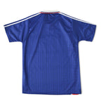 Elite Retro Kits France 1994 home football shirt in deep blue with white shoulder stripes and ribbed collar