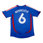 Elite Retro Kits France 2006 home football shirt in blue with Makelele 6 print on the back